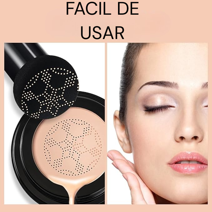 Base de maquillaje VelvetPuff™ -Acabado aterciopelado con aplicación suave-
