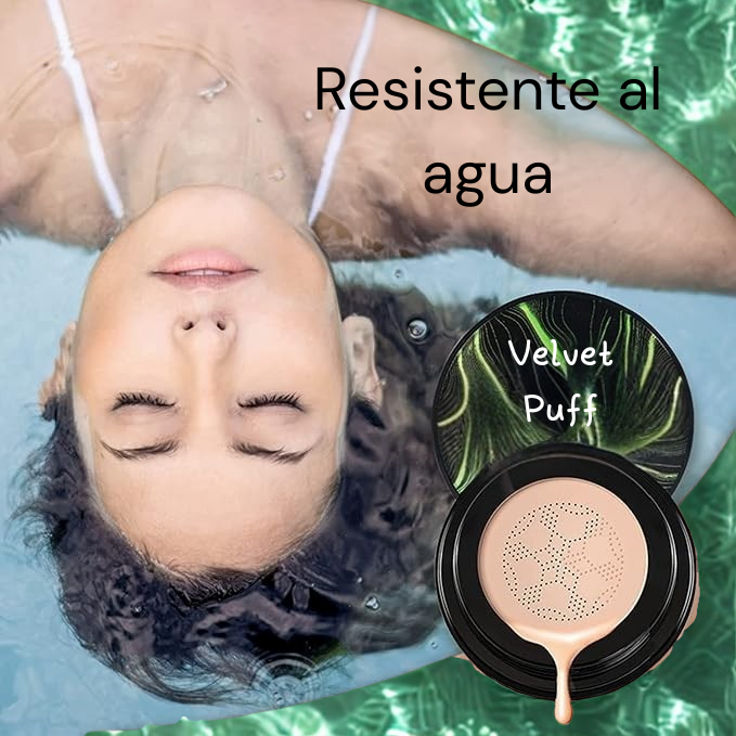 Base de maquillaje VelvetPuff™ -Acabado aterciopelado con aplicación suave-
