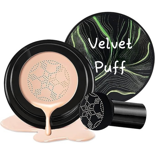 Base de maquillaje VelvetPuff™ -Acabado aterciopelado con aplicación suave-